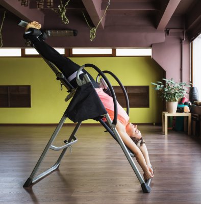 Inversion table physical therapy